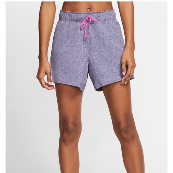 Nike Pro Dri Fit 5” Shorts Women’s Size Small Purple Blue & Pink Active - Picture 1 of 6